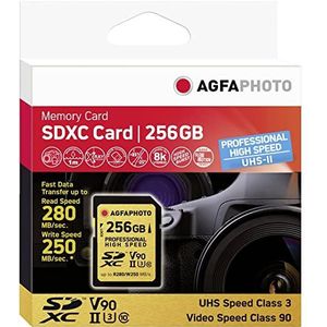 AGFAPHOTO - Sdxc Uhs Ii - Geheugenkaart - 256 GB - Goud