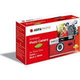 Agfa - 603001 - Analoge Camera - Rood - Herbruikbaar - Ingebouwde Flitser