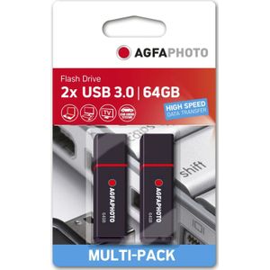 Agfa Photo USB 3.2 Gen 1 64GB zwart MP2