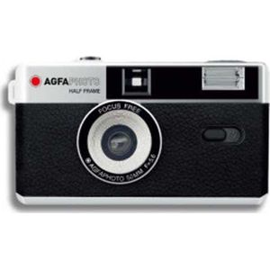 AgfaPhoto Reusable Half Frame Photo Camera, black, analoog