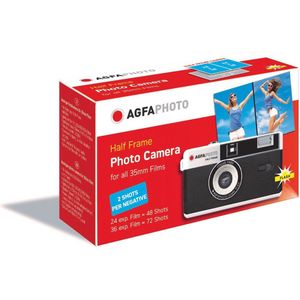 Agfa Photo Reusable Photo Camera 35mm Half Frame (Black