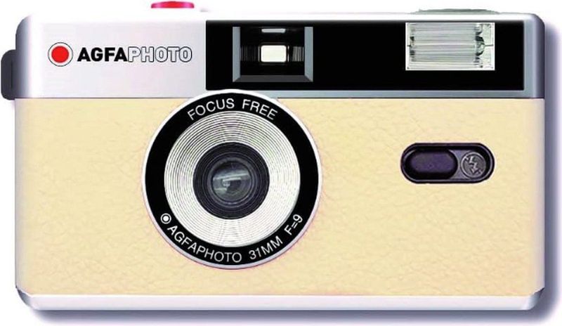 Agfa - 35 Mm Herbruikbare Compactcamera - Zwart - Analoge Camera