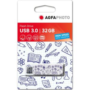 AGFAPHOTO - USB 3.2 Gen 1 - USB-stick - Wit - 32 GB
