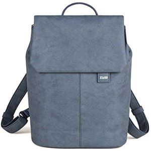 Zwei Mademoiselle MR13 Daypack damesrugzak, 7 liter, waterdicht (h 26 x b 21 x d 11 cm) hoogwaardig kunstleer, gevoerd laptopvak, ritssluiting en, Nubuck Blauw