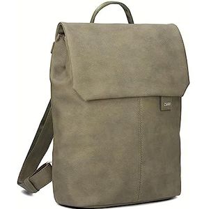 Zwei MADEMOISELLE MR13 damesrugzak: waterdicht, laptopvak, elegant en praktisch, Nubuck olijf