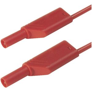 Sks Hirschmann - mls ws 50/2,5 rt Sicherheits-Messleitung Lamellenstecker 4 mm Lamellenstecker 4 mm 0.