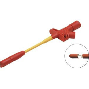 SKS Hirschmann KLEPS 2700 Grijpklem Steekaansluiting 4 mm CAT III Rood