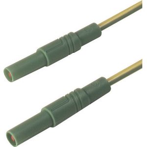 SKS Hirschmann MLS GG 100/2,5 ge/gn Veiligheidsmeetsnoer Banaanstekker 4 mm Banaanstekker 4 mm 1.00 m Geel 1 stuk(s)