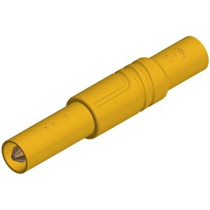 SKS Hirschmann - LAS S - Veiligheids-lamellenstekker - Geel - 4 mm Stift-Ø - 1 stuk