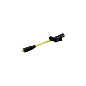 SKS Hirschmann KLEPS 2800 sw Veiligheids-krokodilklem Steekaansluiting 4 mm CAT III 1000 V Zwart