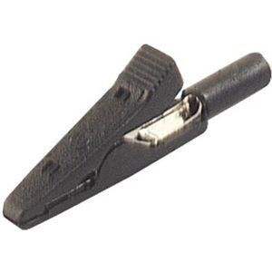 Sks Hirschmann - ma 1 s sw Krokodilklemme Steckanschluss 2 mm cat i Schwarz