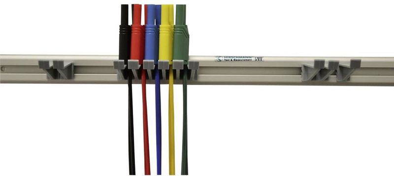 SKS - Hirschmann PMS 4 S LMLH - Veiligheidsmeetsnoerenset - Rood - 1 stuk