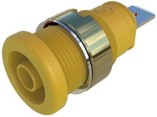 Sks Hirschmann - seb 2620 F6,3 Ni gelb Sicherheits-Einbaubuchse Gelb 1 St.