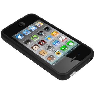 mumbi mobiele telefoon bumperhoesje met metalen knoppen voor iPhone 4 / 4S