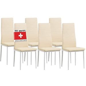 Albatros MILANO 2707 stoelen, set van 6 stuks, beige