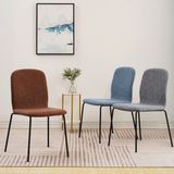 Albatros Esszimmerstühle 4er Set ENNA, beige - stapelbar, bequemer Polsterstuhl - Eleganter Küchenstuhl, Stuhl Esszimmer oder Esstisch Stuhl, Konferenzstuhl , Stückzahl:4, Farbe:Beige