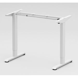 Albatros UP30 Bureau-frame, elektrisch in hoogte verstelbaar, voor kantoor, thuiskantoor, stabiel tafelframe, staand en zittend werken, wit