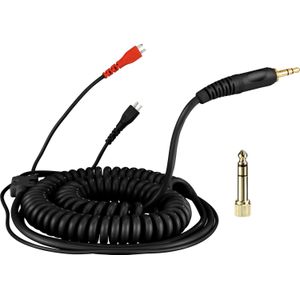 Zomo DeLuxe - Hoofdtelefoonkabel - Zwart - Spiraalkabel voor Sennheiser HD-25