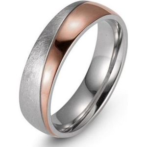Firetti Trauring Schmuck Geschenk "LIEBE" mit Vertiefung, ca. 7,0mm breit