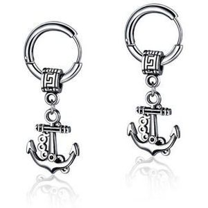 Firetti Paar Creolen Schmuck Geschenk Anker, Einhänger abnehmbar