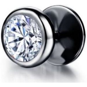 Firetti Single-Ohrstecker Schmuck Geschenk Ohrschmuck einzeln Glamour, mit Zirkonia (synth)
