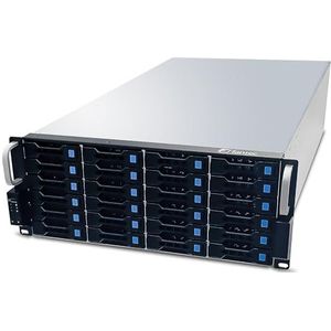 FANTEC 1873 SRC-4240X07 19 inch 4HE 680mm Storage Behuizing (24x SAS/SATA sleuven met elk 2 status-LED's, sleuven voor 3,5 inch en 2,5 inch datadrager, USB 2-aansluiting, 2 x 80 mm ventilator)