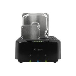 Fantec MR-CopyDU3 Docking Station voor harde schijven incl. Boot Partion Clone 2x 2,5"" 2,5"" 2,5"" en 3,5"" 3,5 inch SATA USB 3.0