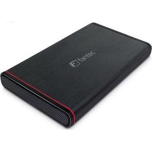 Fantec Harddisk Behuizing 2.5'' Zwart USB-voeding