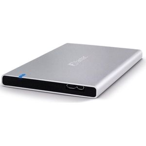 Fantec - ALU7MMU3 - Externe behuizing voor SATA I/II/III of SSD harde schijf van 2,5"" (6,35 cm), max. hoogte 7 mm, USB 3.0