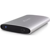 Fantec - ALU-25U31 - HDD Behuizing - Zilver - Aluminium - USB-C