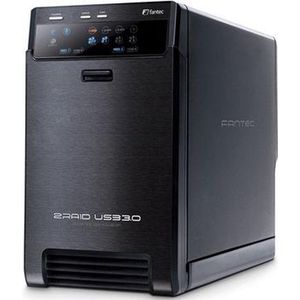FANTEC - Qb-X2US3R - Externe Harde Schijf Behuizing - USB 3.0 - Voor 2 x 3,5 Inch SATA