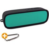 Fantec - Novi F20 - Draagbare Bluetooth-luidspreker - Turquoise - Siliconen Hoes