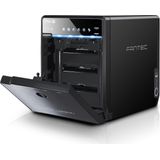 FANTEC QB-35U31 - Externe Harde Schijfbehuizing - Zwart - Metaal - 4-Weg USB-C 3.1