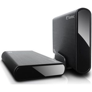 FANTEC - DB-ALU31 - Externe Harde Schijf Behuizing - Zwart - Aluminium