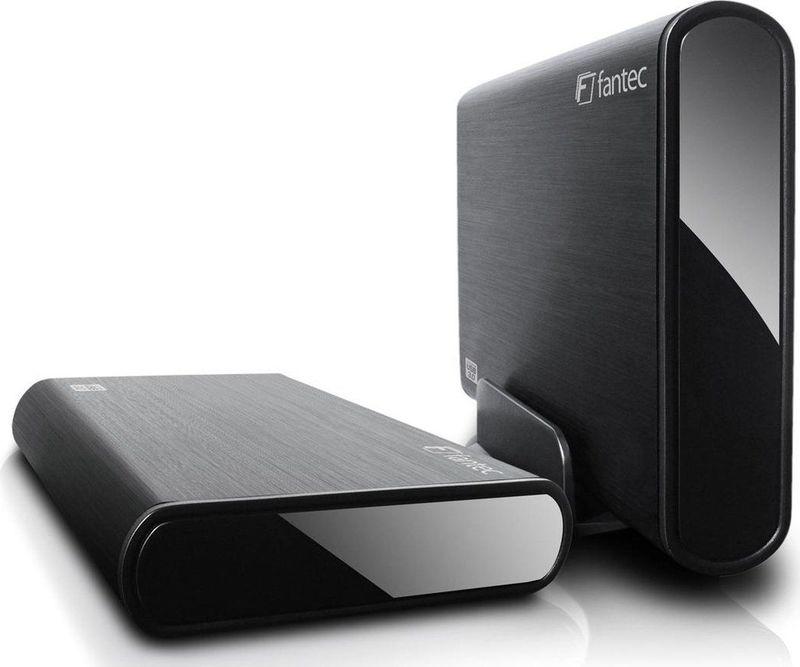 FANTEC - DB-ALU31 - Externe Harde Schijf Behuizing - Zwart - Aluminium