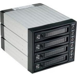 FANTEC - SNT-BA3141-1 - Harde Schijf Behuizing - Zwart - Aluminium - 4 Sleuven