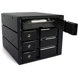 Fantec - BP-SA3141 - Interne RAID-behuizing - Zwart - 3,5 inch - SATA 6Gb/s / SAS 6Gb/s