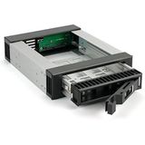FANTEC BP-T3525 SAS I, II + SATA I, II, III verwisselbare frame voor een 3,5 ""/2,5 ""HDD of SSD in een 5,25"" insteek. Schijfhouders. aluminium behuizing. Front in zwart