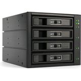 Fantec - BP-T3141 - Interne RAID-behuizing - Zwart - SATA 6Gb/s / SAS 6Gb/s