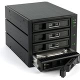 Fantec - BP-T3141 - Interne RAID-behuizing - Zwart - SATA 6Gb/s / SAS 6Gb/s