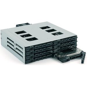 Fantec - MR-SA1082 - Interne RAID-behuizing - Zwart - Metaal