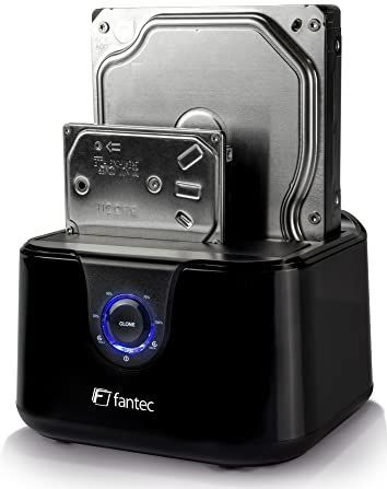 FANTEC DS-X2U3-Glanz - HDD / SSD docking station - SATA 6Gb/s - USB 3.0