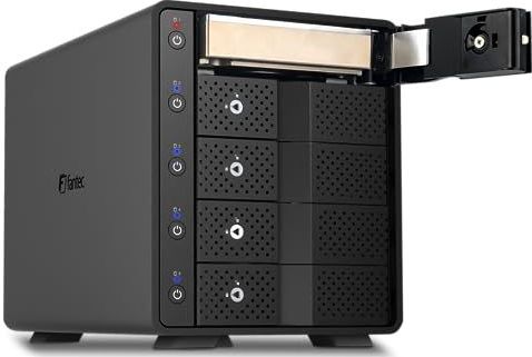 Fantec - MB-X5U31H - Harddisk Behuizing - Zwart - USB 3.1 Gen. 2 - 5x 3.5"