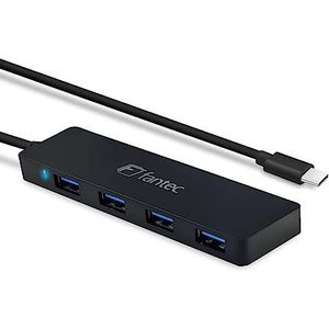 FANTEC 2569 UMP-4U3-C 4x universele USB-hub met USB type C-aansluiting