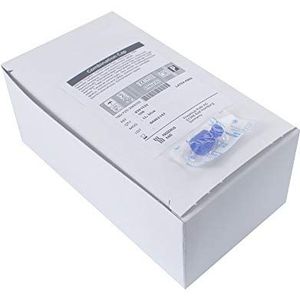 Combistop afsluitstop Fresenius Luer Lock wegwerpspuiten wegwerpspuiten (kleur: blauw, hoeveelheid: 100 stuks)