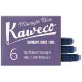 Kaweco Vulpen Inktpatroon - Per 6 stuks - Blauw