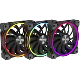 Alpenföhn - Wing Boost 3 - Computerventilatoren - RGB - 140 mm - 3 Stuks