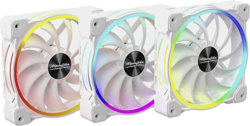 Alpenföhn - Wing Boost 3 - Computerventilatoren - Zwart - Kunststof - 3 x 120 mm