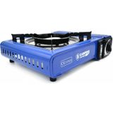 Camping - kookpit/kookstel - incl. draagtas - blauw - 1,45 kg