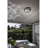 ECO-Light Seine 3361 gr Buitenlamp (wand) Spaarlamp, LED E27 23 W Antraciet